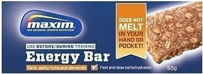 Maxim Energy Bar - new - 'non-sticky'