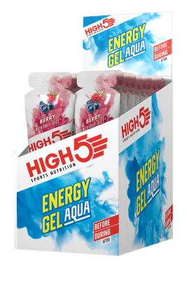 High5 Energy Gel Aqua display
