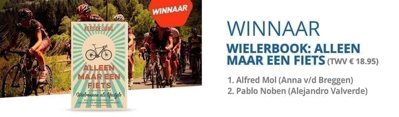 Voorspel & win het wielerboek: Alleen maar een fiets