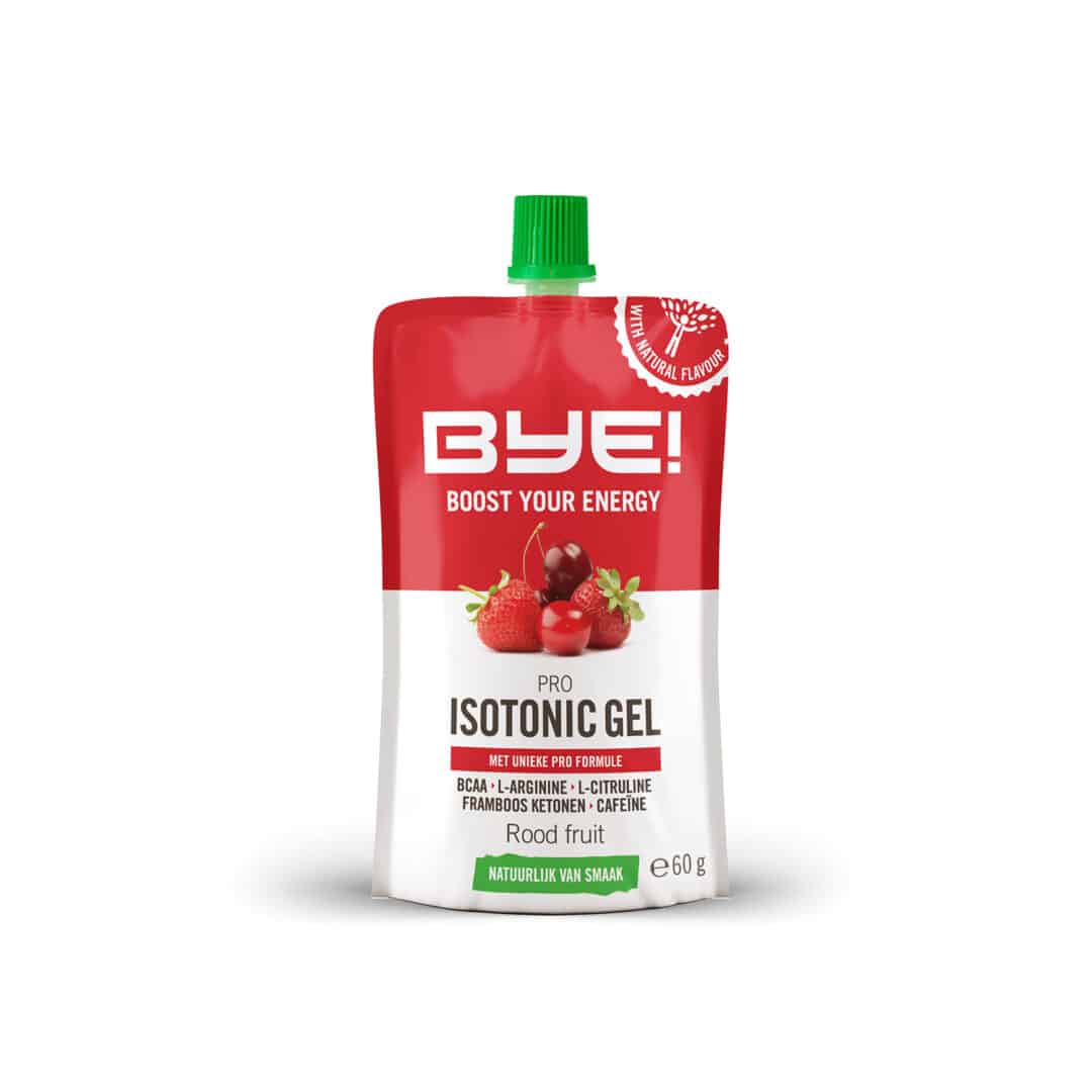 BYE! Pro Isotonic Gel rood fruit - Duursport