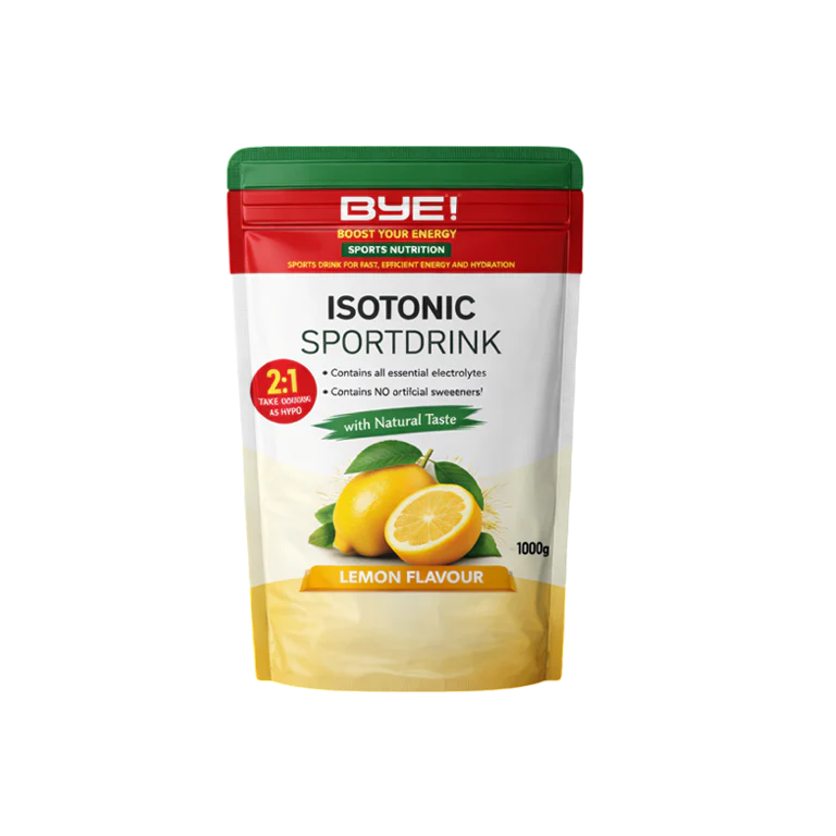 BYE! - Isotonic Sportdrink 1,0 kg - Citroen - Duursport