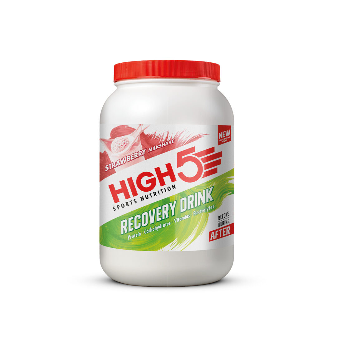 High5 - Recovery Drink 1.6kg - Strawberry Milkshake - Duursport