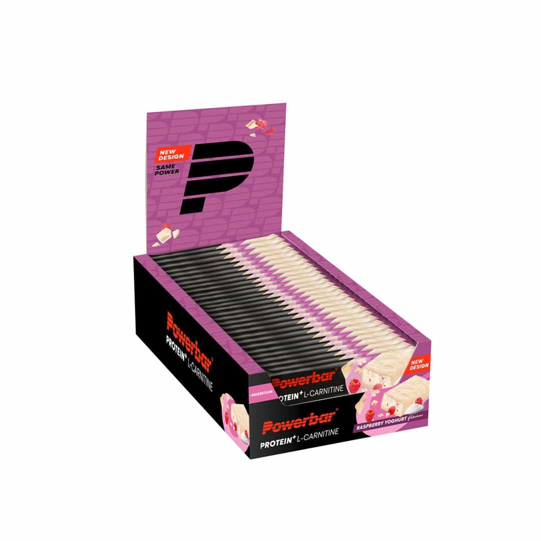 Powerbar Protein L-Carnitine Bar 30x 35 gr (display) - Raspberry Yoghurt - Duursport