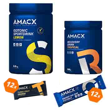 amacx mega deal, sportdrank, hersteldrank, recovery drink, energiegels, energy gels, energierepen, energy bars