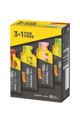 3+1 gratis PowerGel 41 gr PowerBar