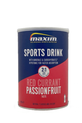 Maxim Sportsdrink 480g Red Currant Passionfruit