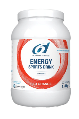 6d energy sports drink red orange