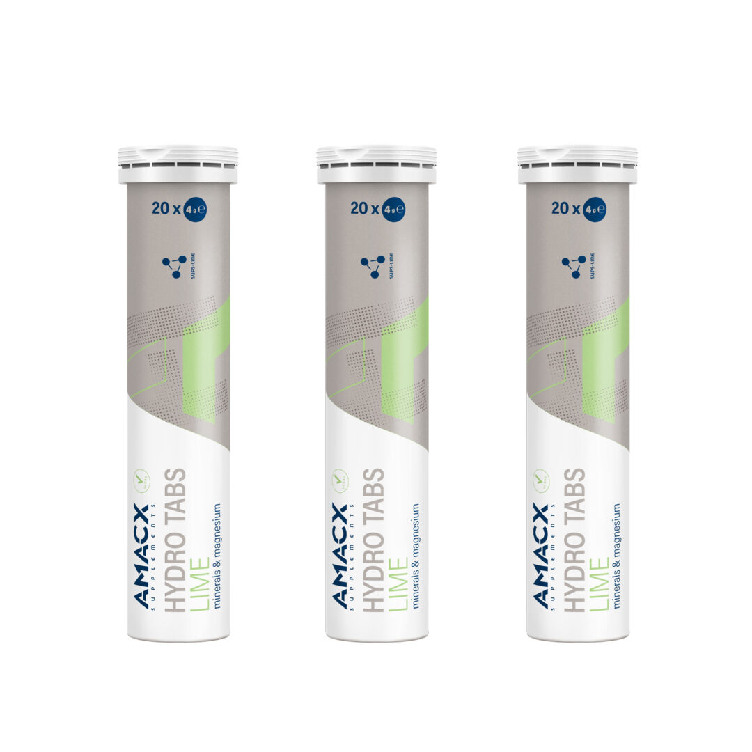 Amacx Hydro Tabs 20x4gr - 2+1 GRATIS - Lime - Duursport
