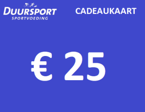 Duursport cadeaubon 25 euro
