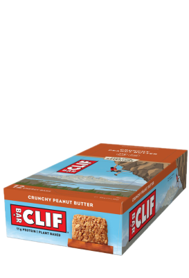 Clif Bar display Crunchy Peanut Butter