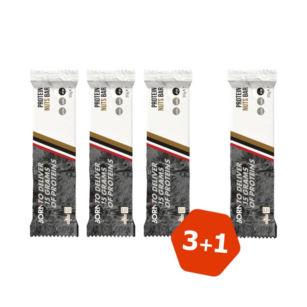 Born Protein Bar 50 gr - Nuts - Deal - Duursport