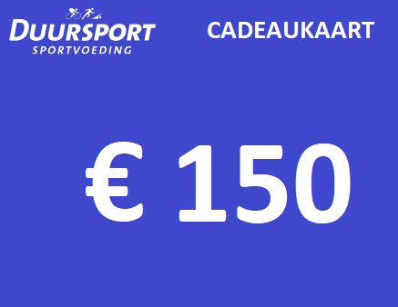 Duursport cadeaubon 150 euro