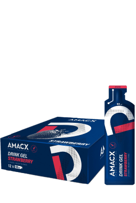 Amacx Drink Gel Strawberry Display
