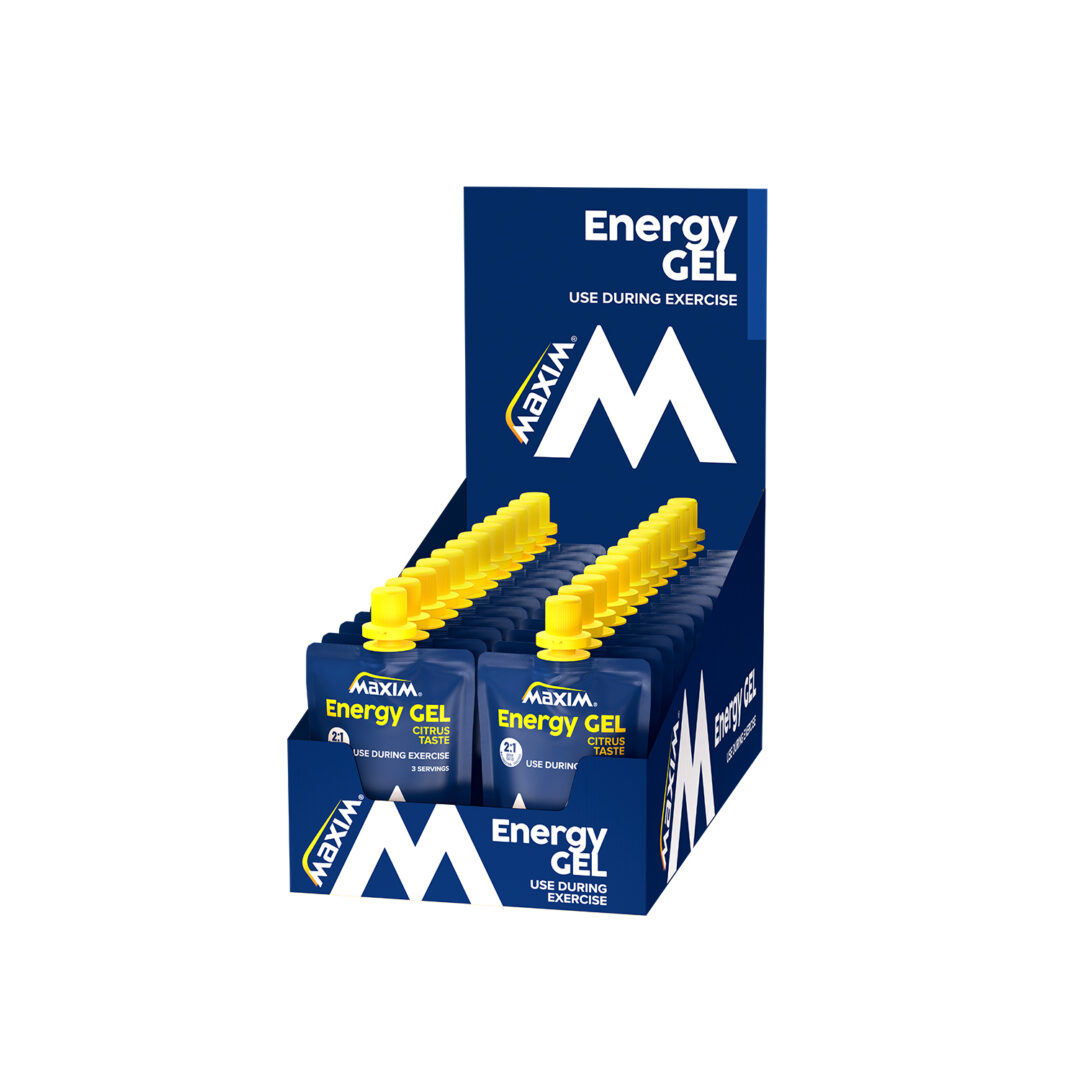 Maxim - Energy Gel 100gr - Citrus - Display - Duursport