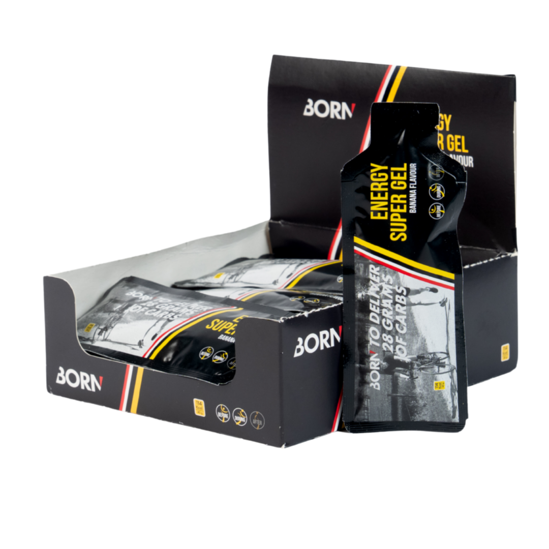 Born - Energy Super Gel - Banana - Display - Duursport