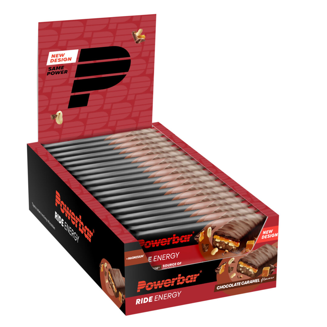 Powerbar - Ride Energy Bar - Chocolate Caramel - Display - Duursport