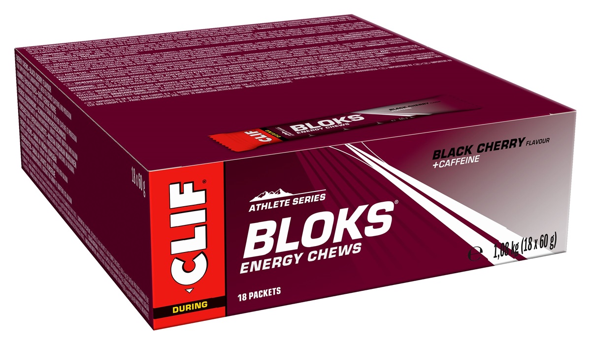 Clif Bar - Bloks Energy Chews - Black Cherry Caffeine - Duursport