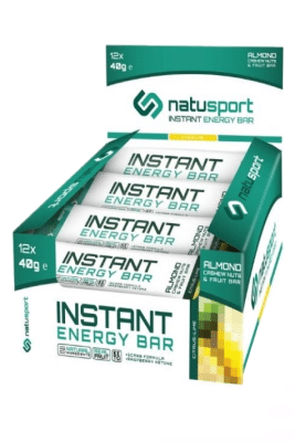Natusport Instant Energy Bar Almond Cashew Nuts & Fruit Bar Citrus-Lime