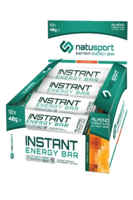 Natusport Instant Energy Bar Almond Cashew Nuts & Fruit Bar Fresh Orange