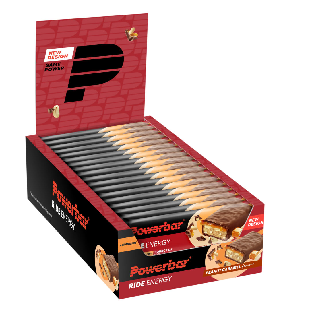 Powerbar - Ride Energy Bar - Peanut Caramel - Display - Duursport