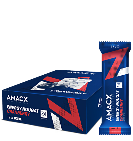 Amacx Energy Nougat Cranberry display