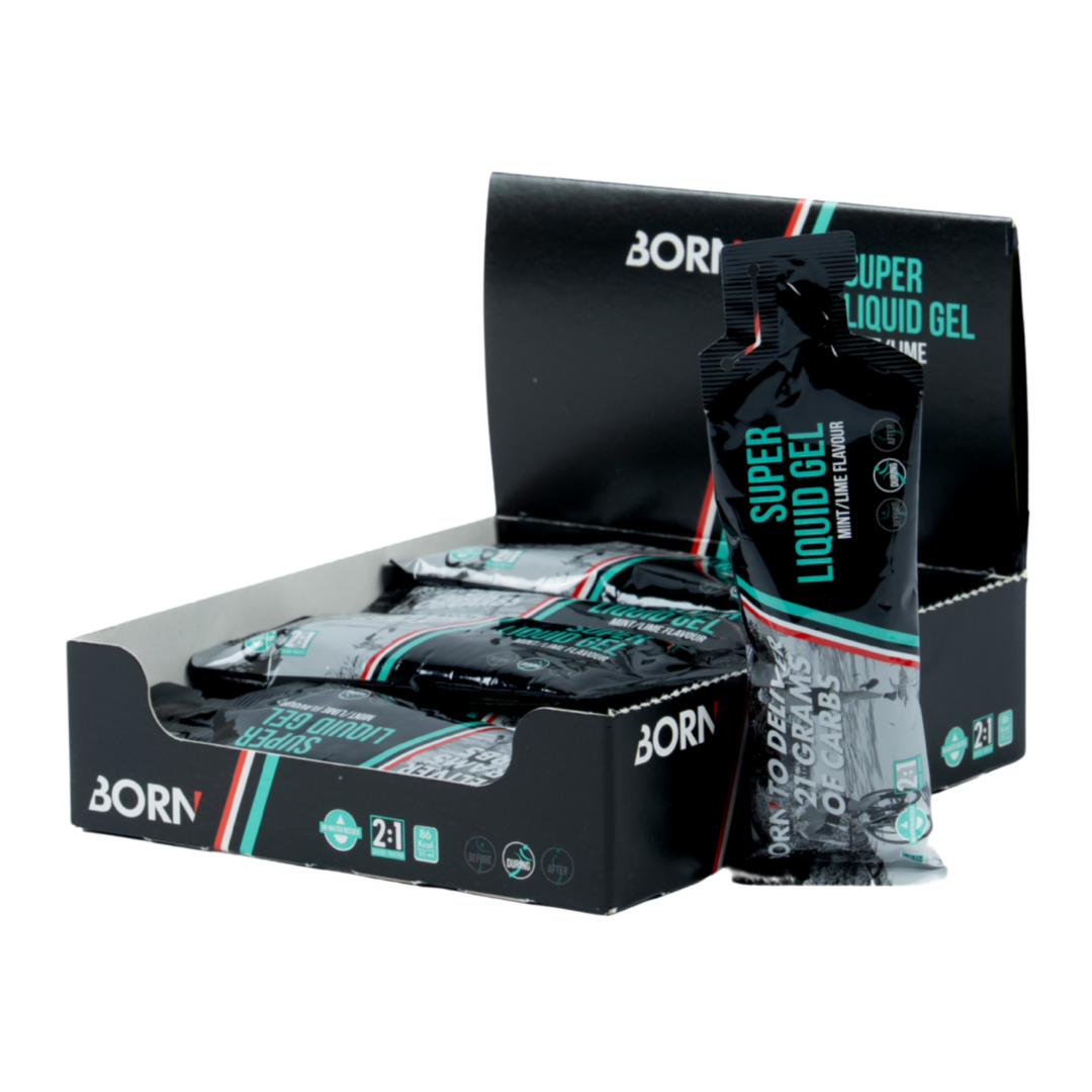 Born - Super Liquid Gel - Mint Lime - Display - Duursport