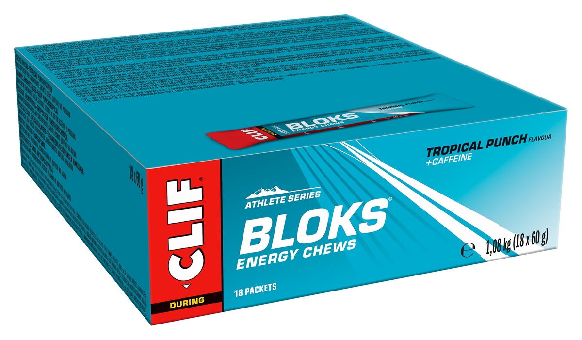 Clif Bar - Bloks Energy Chews - Tropical Punch Caffeine - Duursport
