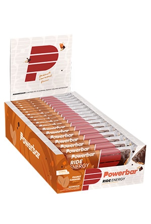 Powerbar Ride Bar - Peanut Caramel - Display - Duursport