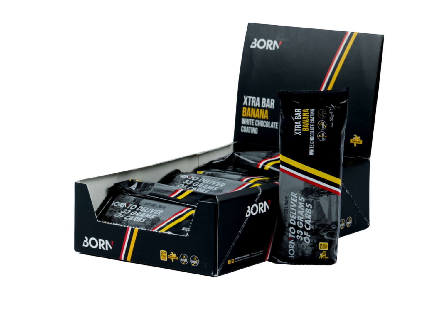 Born - Xtra Bar Banana - Display - Duursport