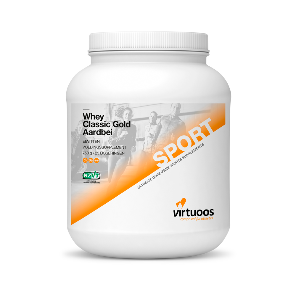 Virtuoos - Whey Classic Gold - Strawberry - Duursport