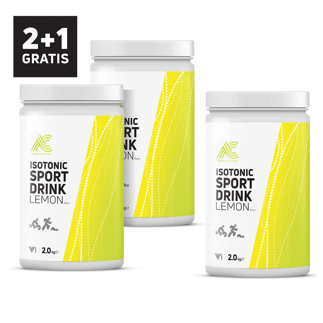 AC Sports Nutrition - 2+1 Gratis - Isotonic Sportdrink 2,0 kg - Duursport