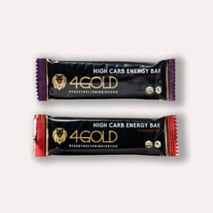 4Gold - High Carb Energy Bar - Strawberry - 60 gr - Duursport