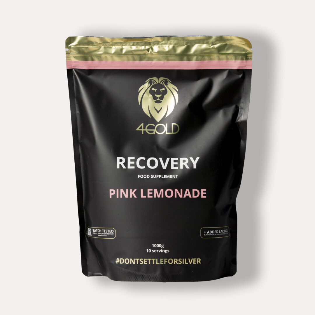 4Gold - Recovery Drink - Pink Lemonade - 1000 gr - Duursport