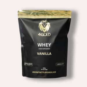 4Gold - Whey - Vanilla - 800 gr - Duursport