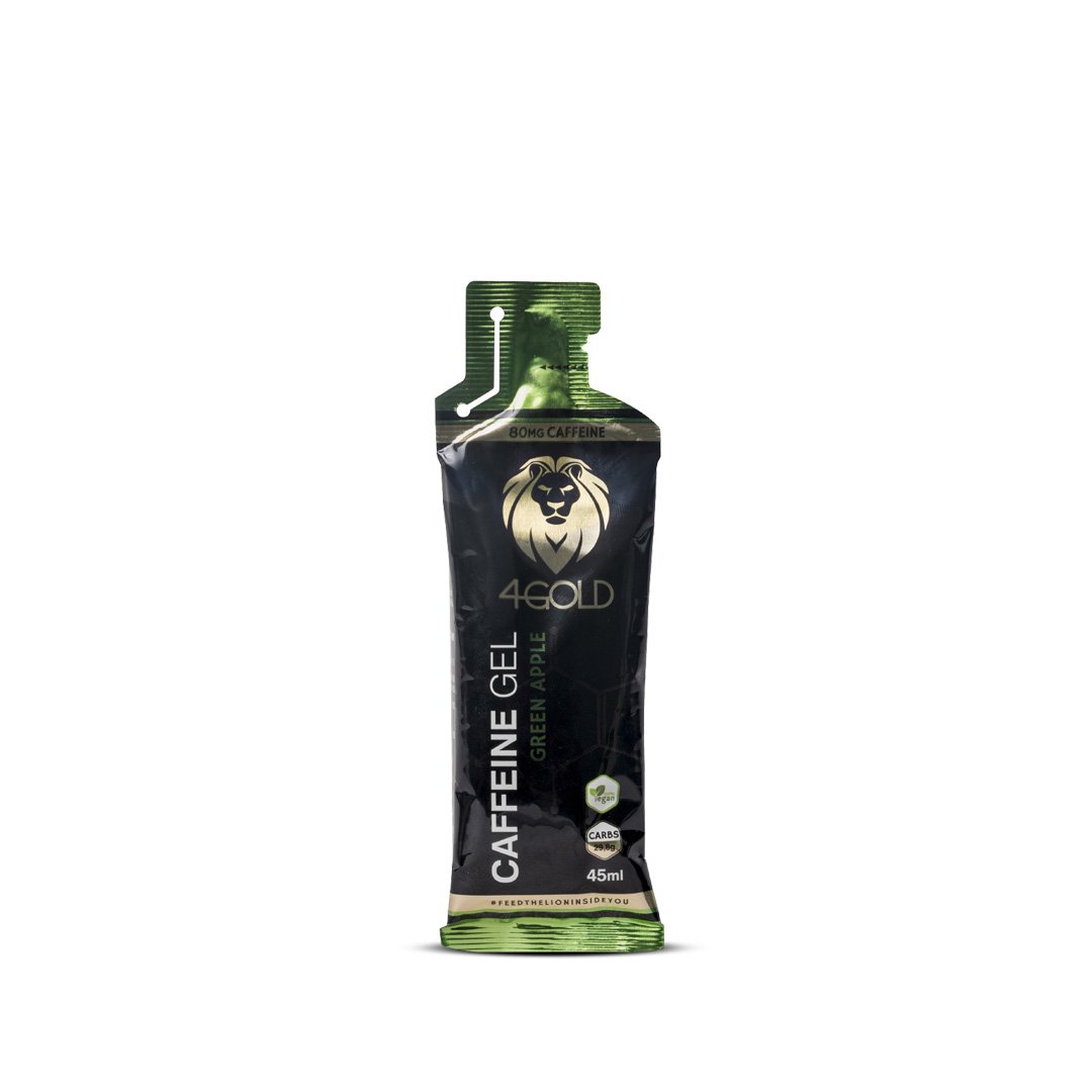 4Gold – Caffeine Gel 45 ml - Green Apple -Duursport