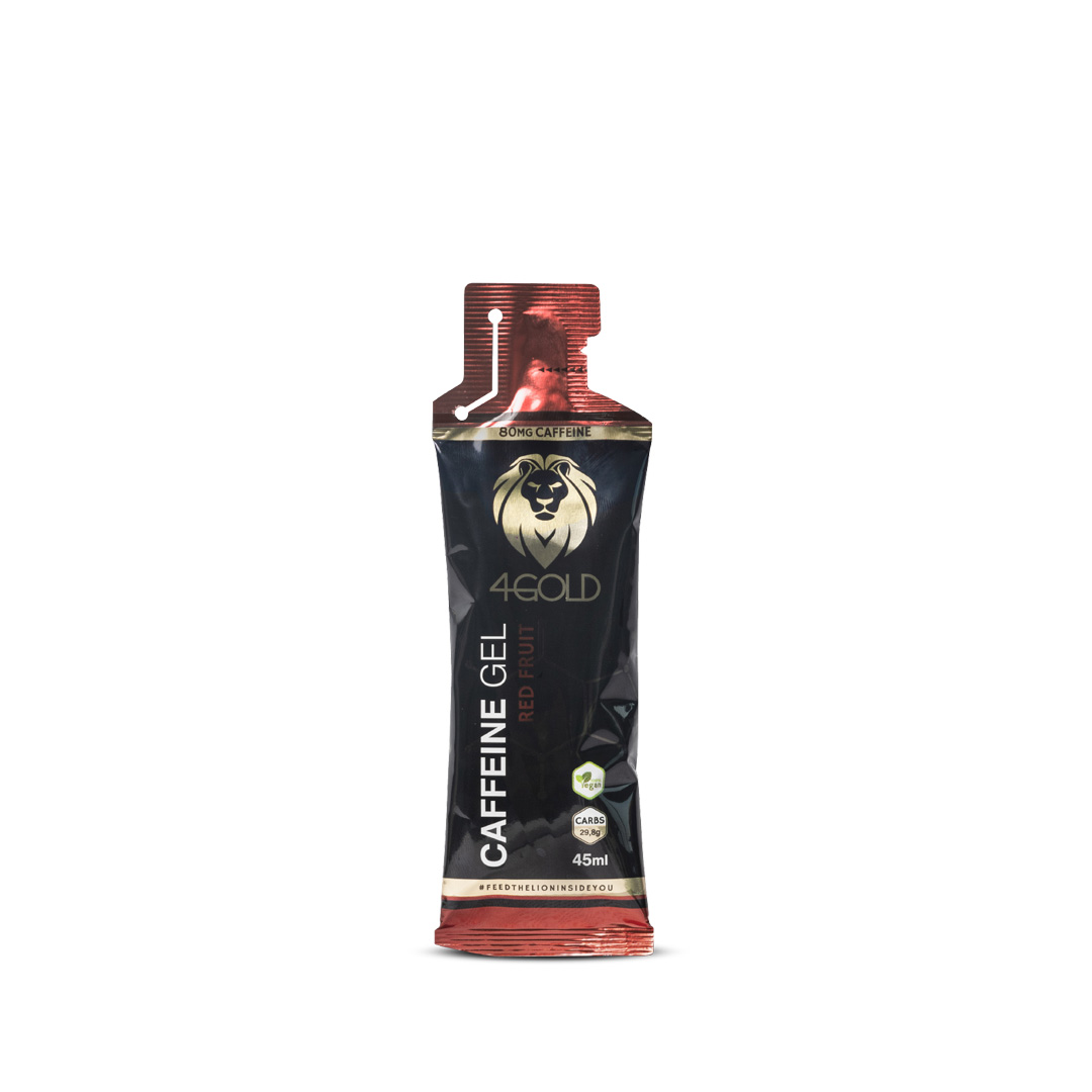 4Gold – Caffeine Gel 45 ml - Red Fruit - Duursport