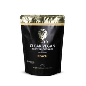 4Gold Clear Vegan Protein Lemonade 320gr. Peach - Duursport