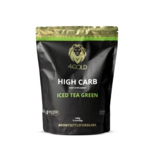 4Gold High Carb Drink 1188 gr - Iced Tea Green - Duursport