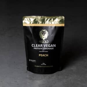 4Gold - Clear Vergan Protein Lemonade - Peach - 320 gr - Duursport