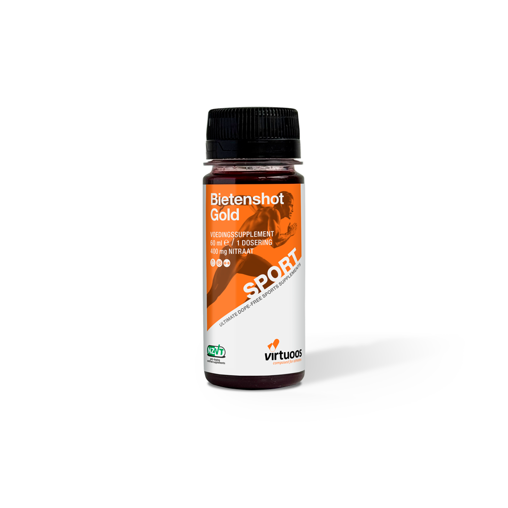 Virtuoos - Bietenshot Gold - 60ml - 400mg Nitraat - Duursport