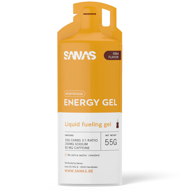 Sanas - Energy Gel Cola Caffeine- 6 x 55 gr - Duursport