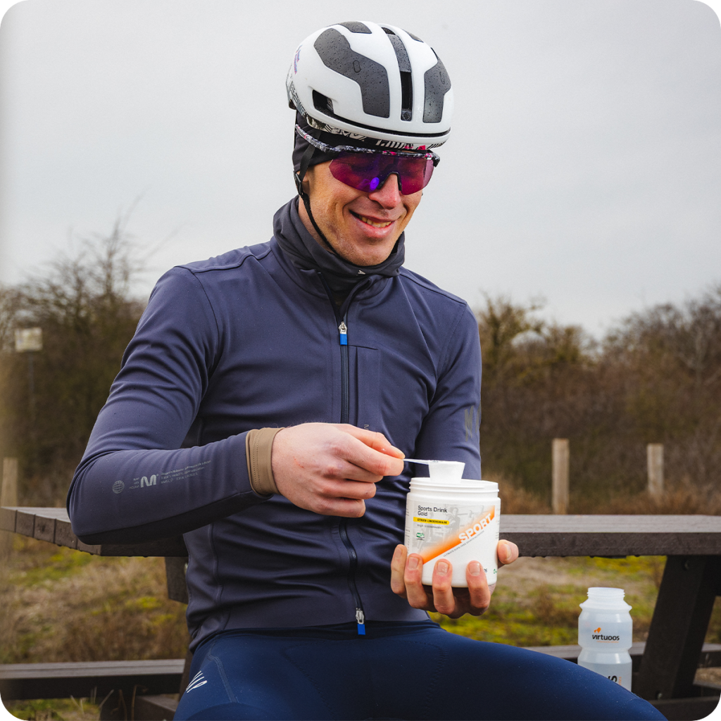 Virtuoos Sports Drink Gold 320 gr - sfeerbeeld gravel - Duursport