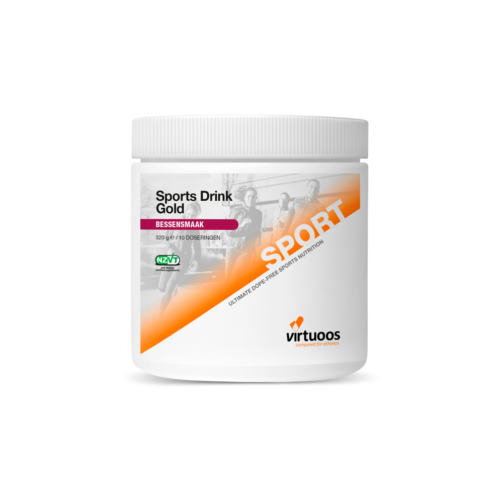 Virtuoos Sports Drink Gold 320 gr - Bessen - Duursport