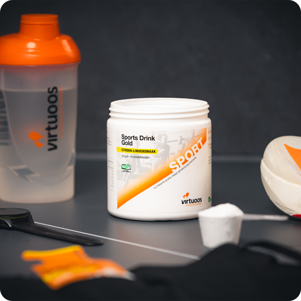 Virtuoos Sports Drink Gold 320 gr - sfeerbeeld - Duursport