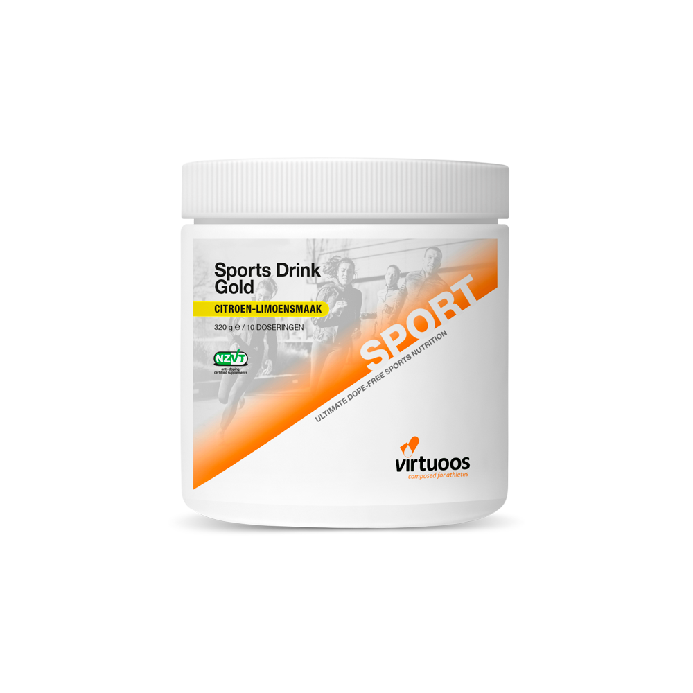 Virtuoos Sports Drink Gold 320 gr - Citroen - Duursport