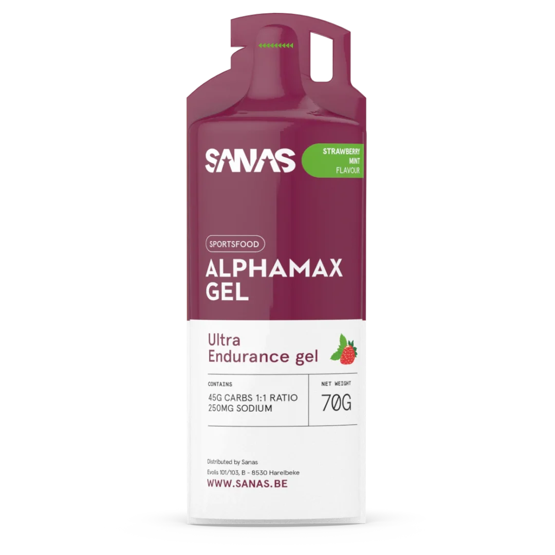 Sanas Alpamax Gel 6 x 70 ml - Strawberry Mint - Duursport
