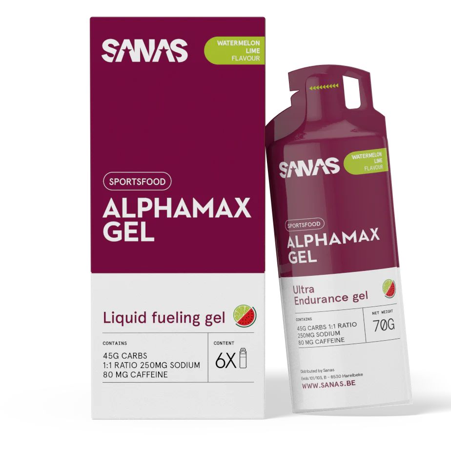 Sanas Alpamax Gel 6 x 70 ml - Watermelon Lime - Duursport