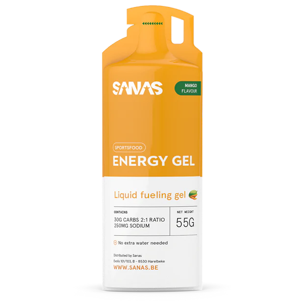 Sanas - Energy Gel Mango - 6 x 55 gr - Duursport