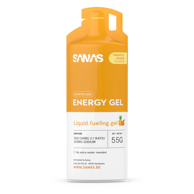 Sanas - Energy Gel Pineapple Orange - 6 x 55 gr - Duursport
