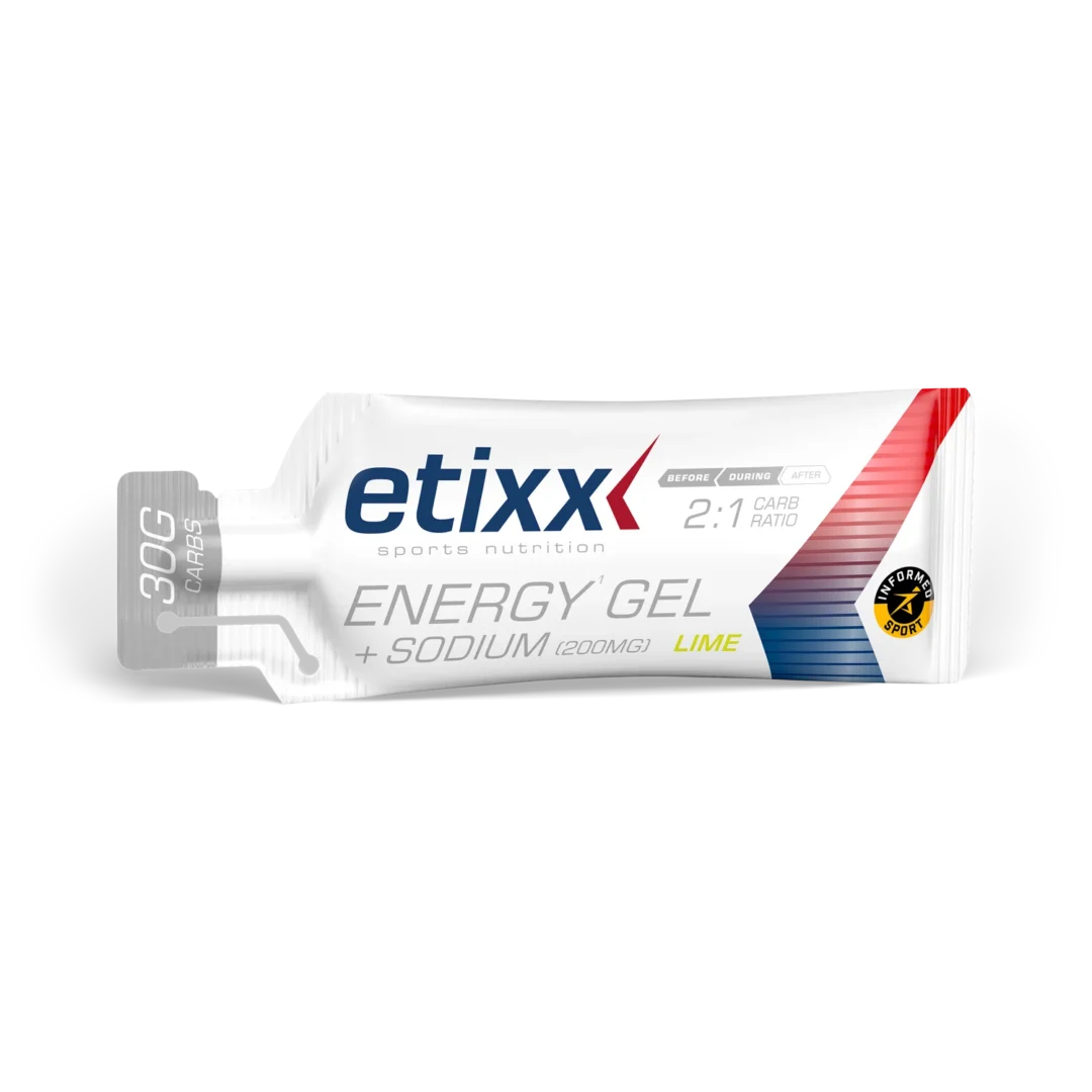 Etixx - Energy Gel 40 ml - Lime Sodium - Duursport